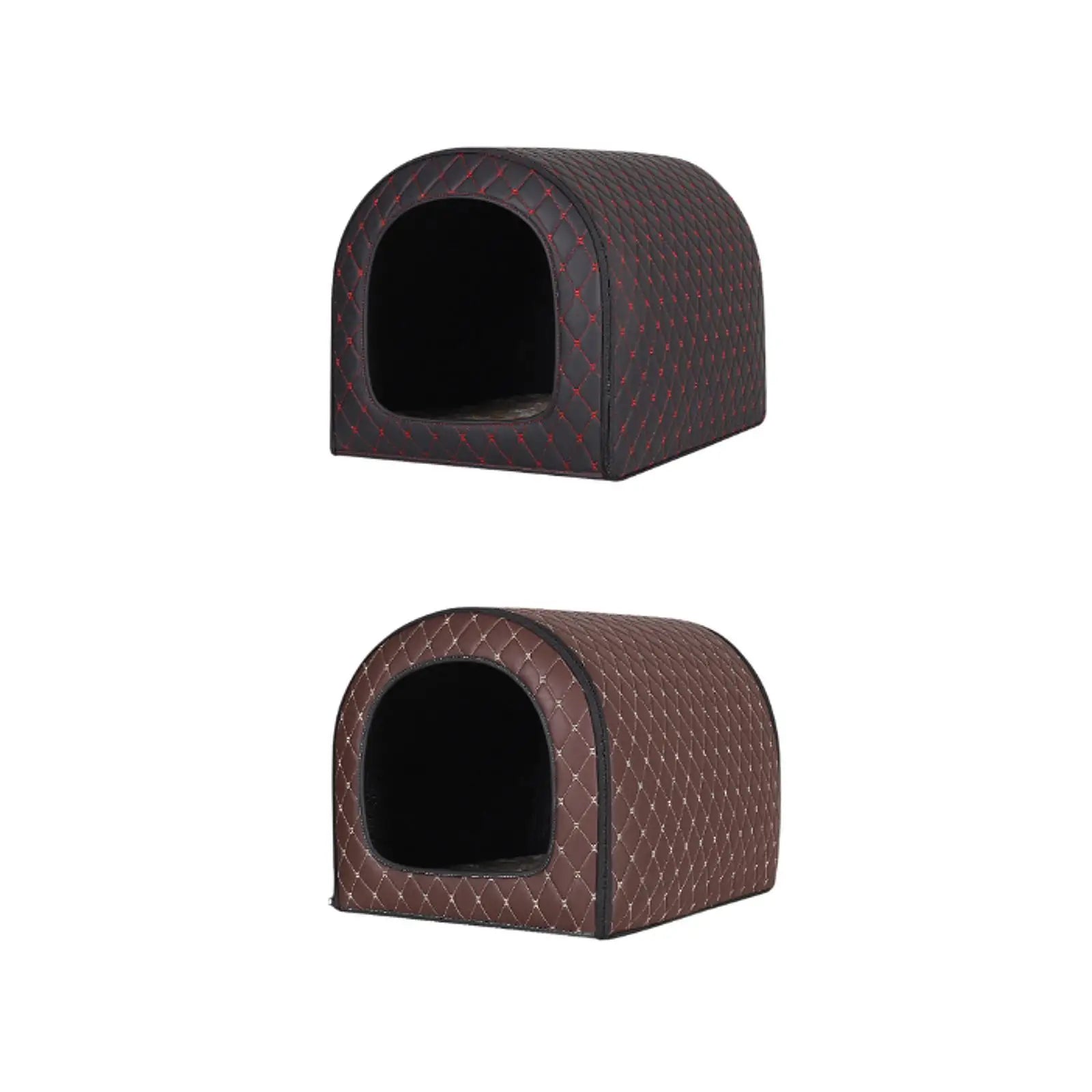 Warm Dog House Thermal Kennel Weatherproof Wearproof Cat Nest Pet Supplies for 3-7kg Pets Small and Medium-sized Pets Kitten