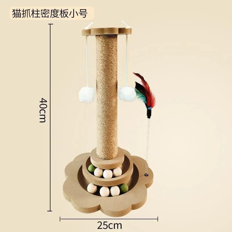 Cat Catching Pole Vertical Cat Catching Board Crawling Self Integrated Cat Catching Stick Grinding Claws Pet Toys Pet Supplies