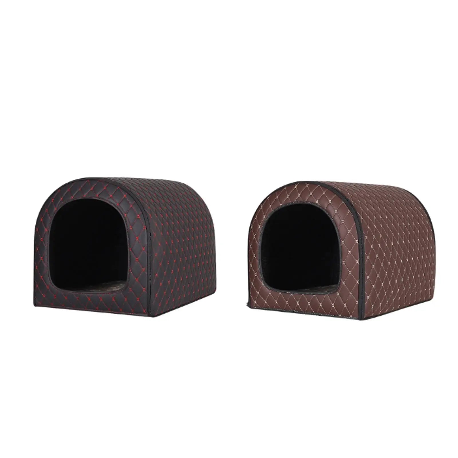 Warm Dog House Thermal Kennel Weatherproof Wearproof Cat Nest Pet Supplies for 3-7kg Pets Small and Medium-sized Pets Kitten