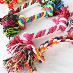 Brinquedo de corda de algodão durável – perfeito para cães pequenos e filhotes!