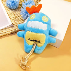 Cat and dog universal cotton rope toy pet grinding teeth gnawing sea monster toy pet play self-hi decompression