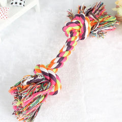 Brinquedo de corda de algodão durável – perfeito para cães pequenos e filhotes!